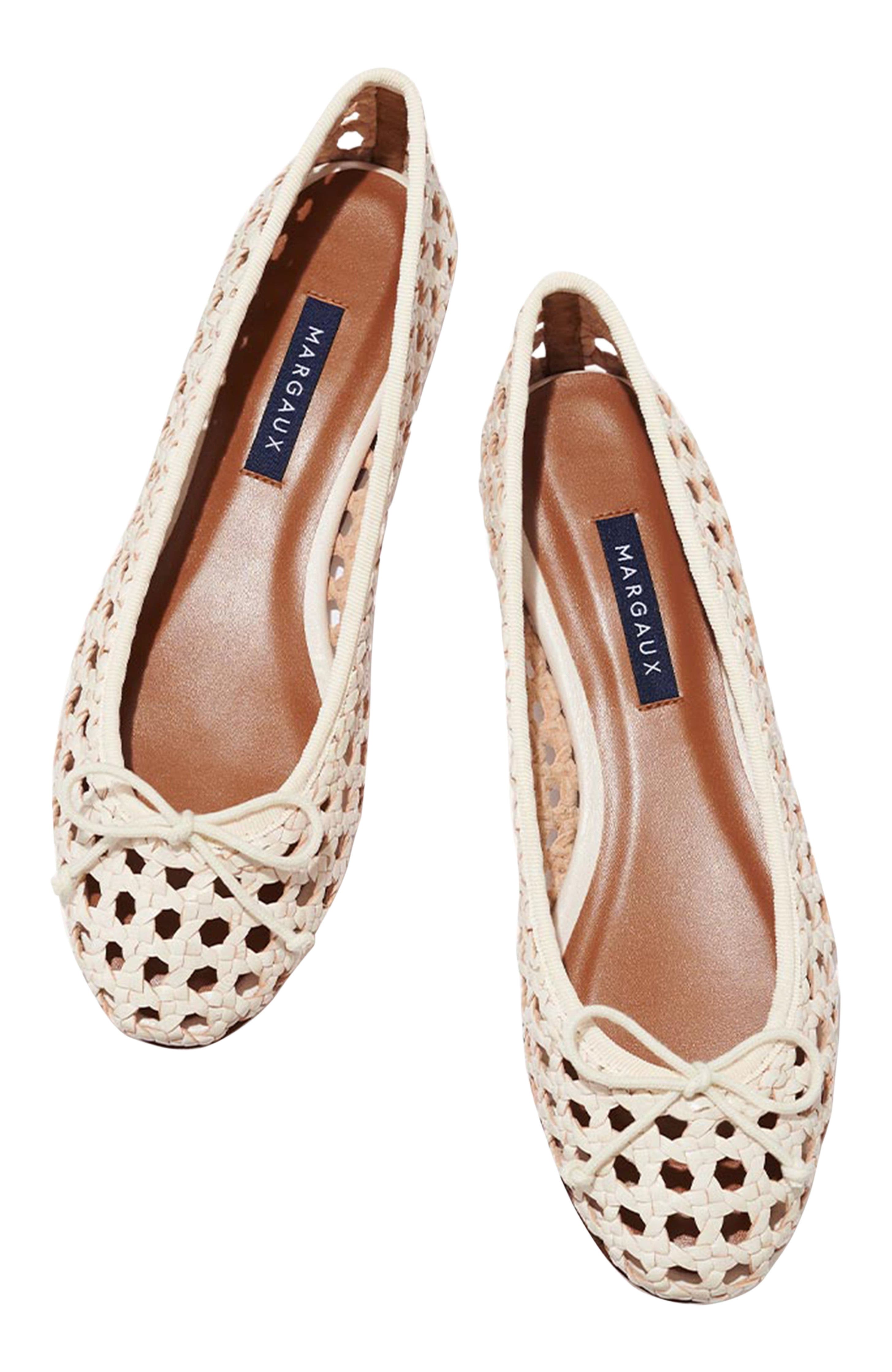 MARGAUX The Woven Demi, Alternate, color, Ecru Leather