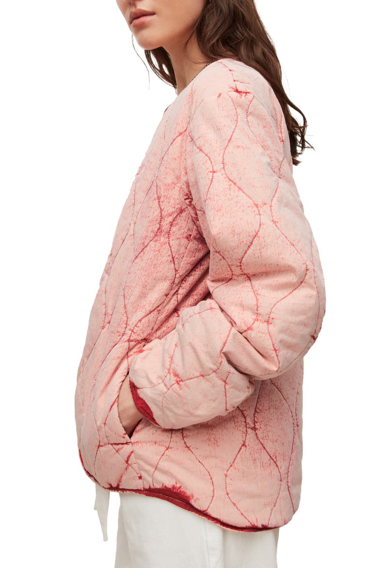 Reign Onion Quilted Jacket, Alternate, color, PINK