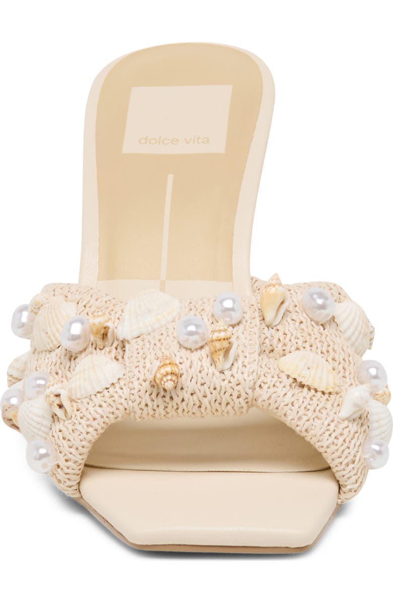 Dolce Vita Tylah Sandal, Alternate, color, Oatmeal Beaded Raffia