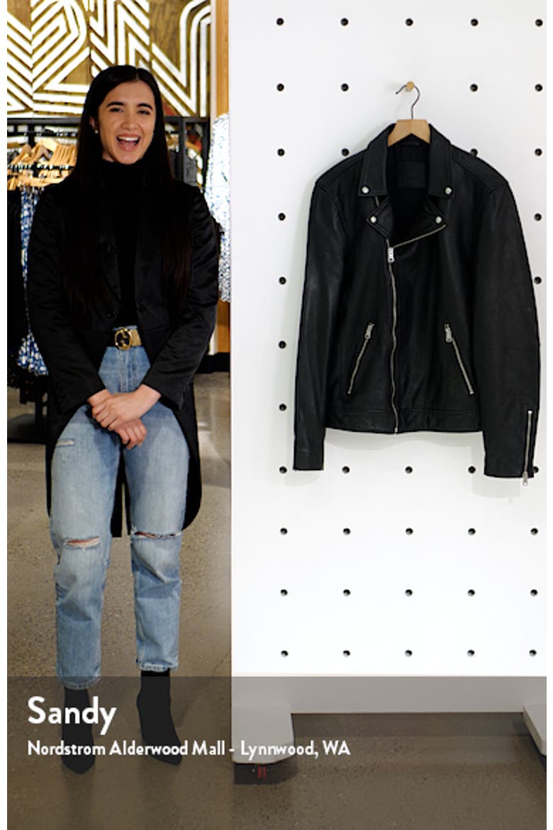Tyson Leather Biker Jacket video