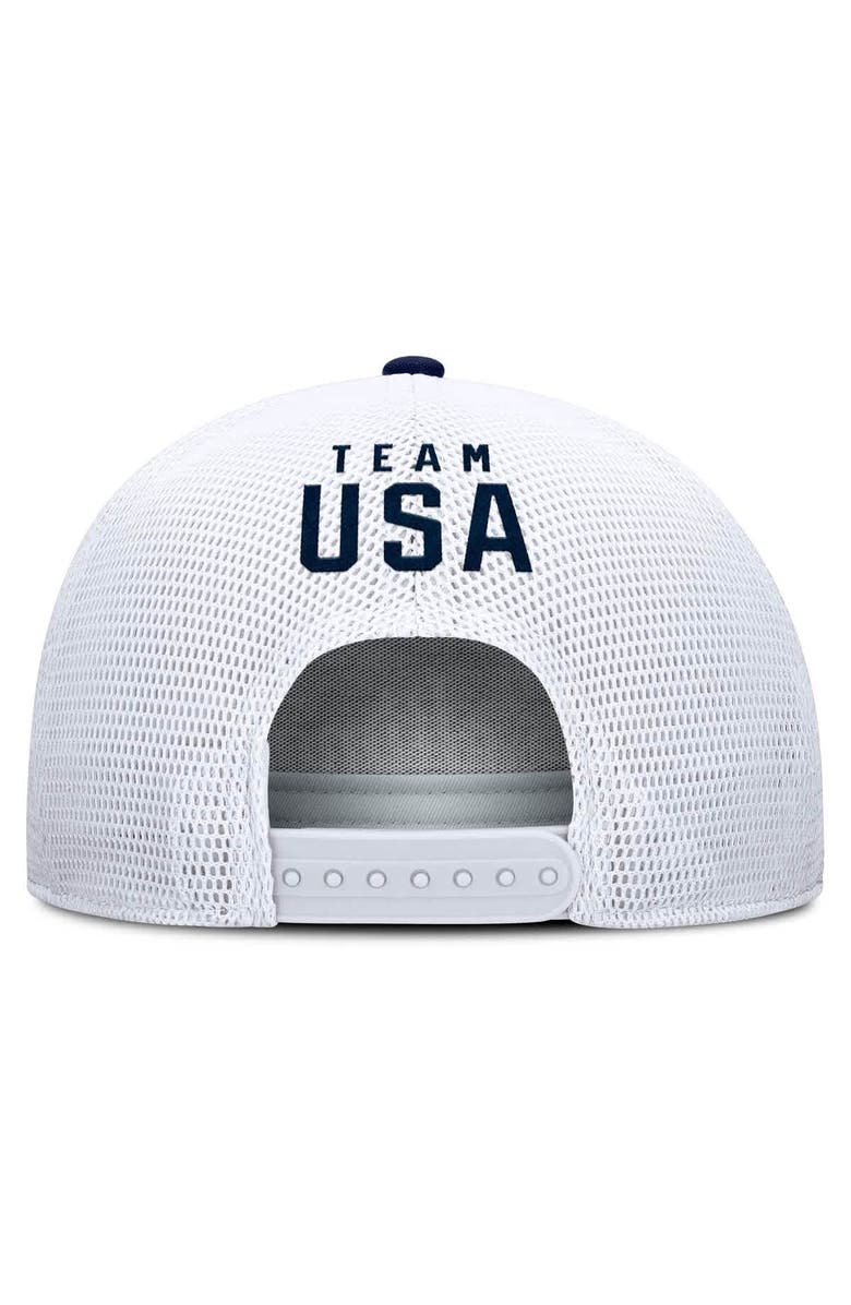 FANATICS Men's Fanatics Navy/White Team USA Oath Rope Trucker Adjustable Hat, Alternate, color, Navy