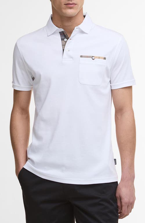 Barbour Corpatch Polo In White