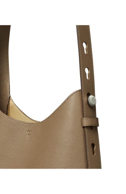 Tory Burch Small Romy Pebble Leather Hobo Bag