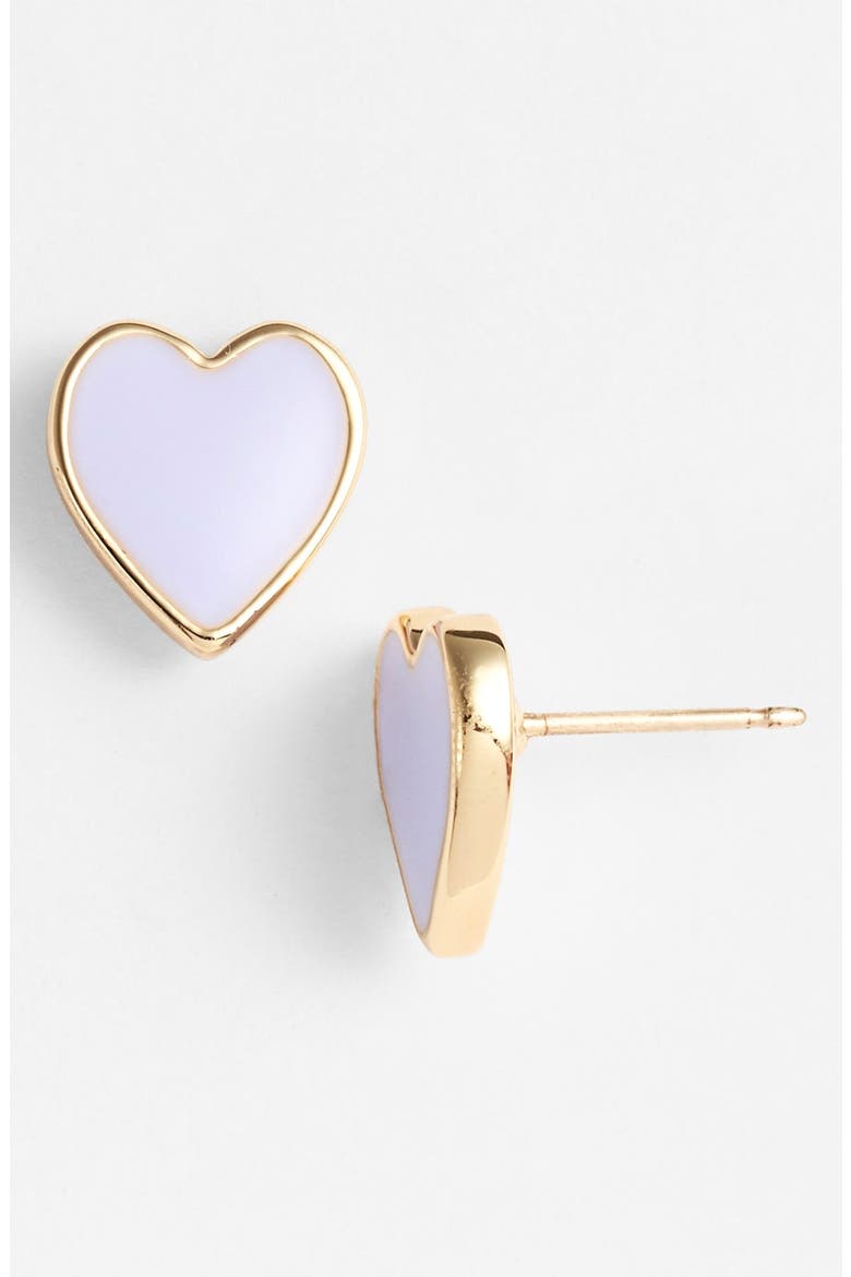 'dear valentine' stud earrings, Main, color, LILAC