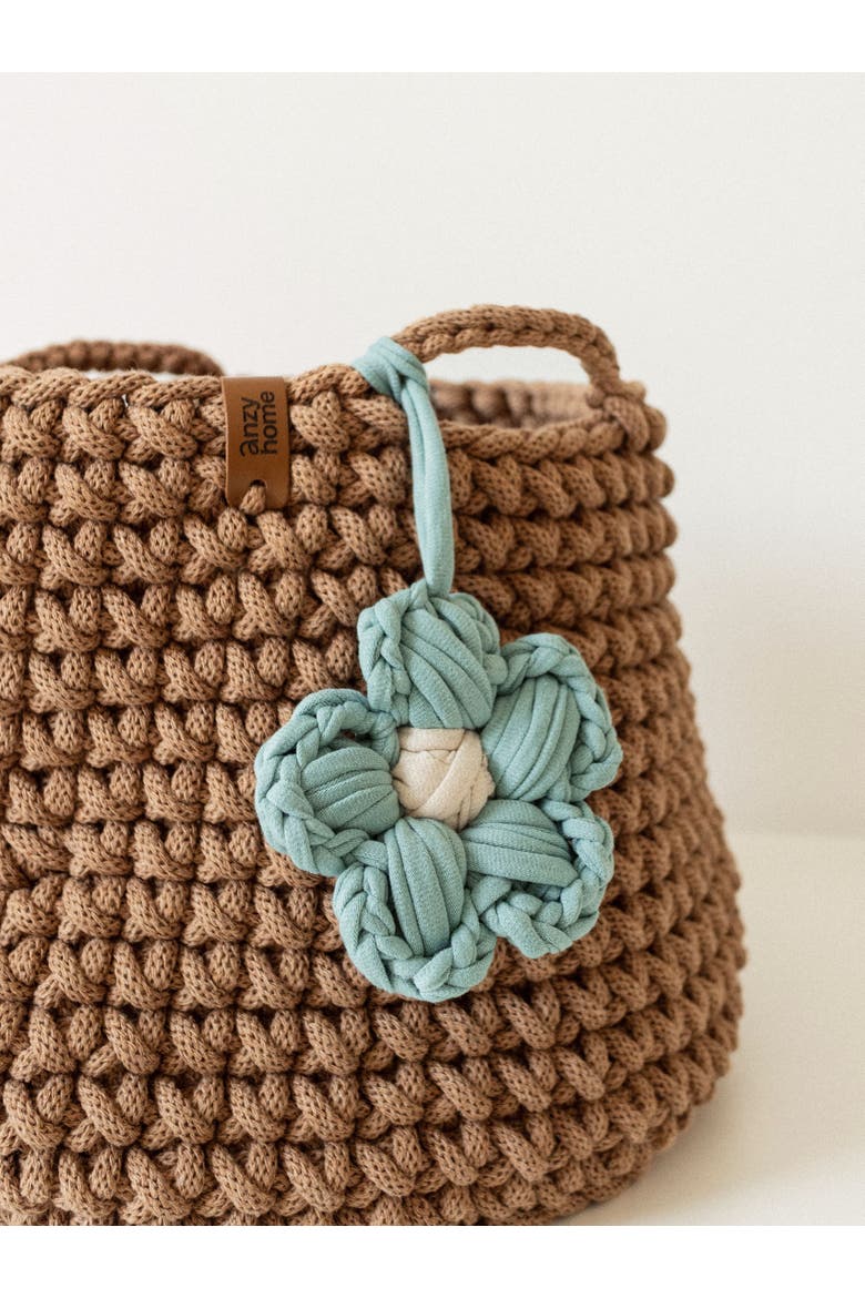 Toy Nursery Storage Basket Basic Recycled, Alternate, color, Caramel