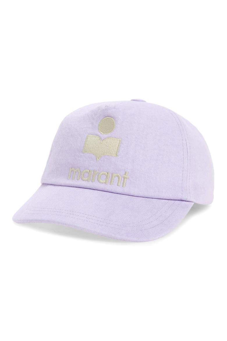 Tyron Denim Baseball Cap, Main, color, LILAC