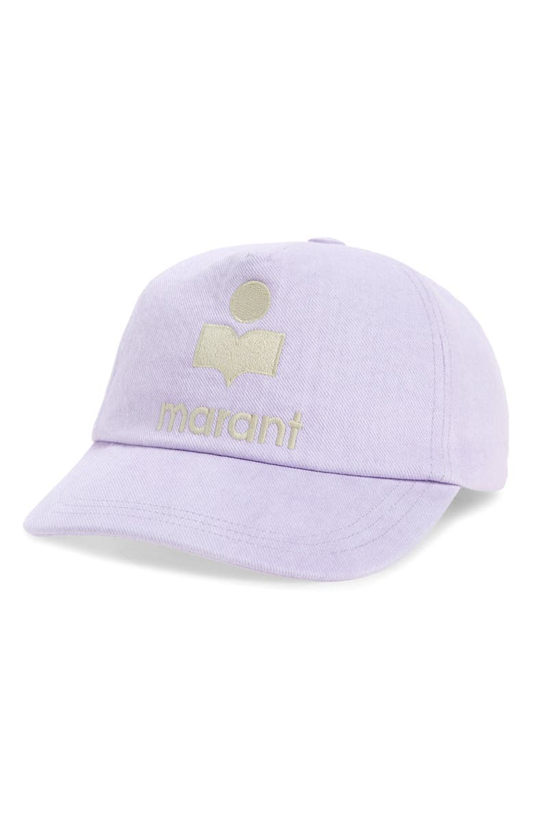 Isabel Marant Tyron Denim Baseball Cap, Main, color,