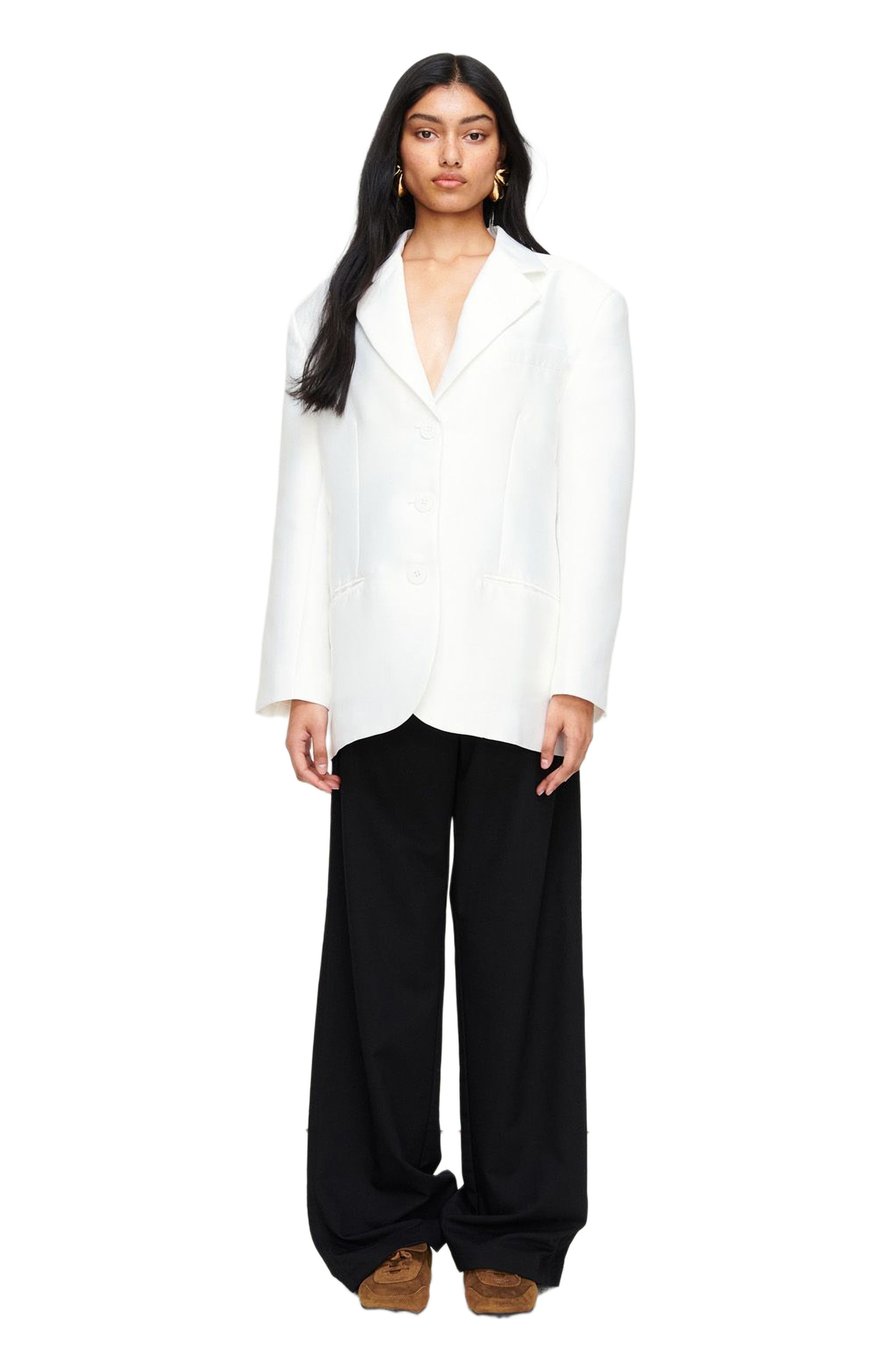 Romy Gemini Blazer in White 