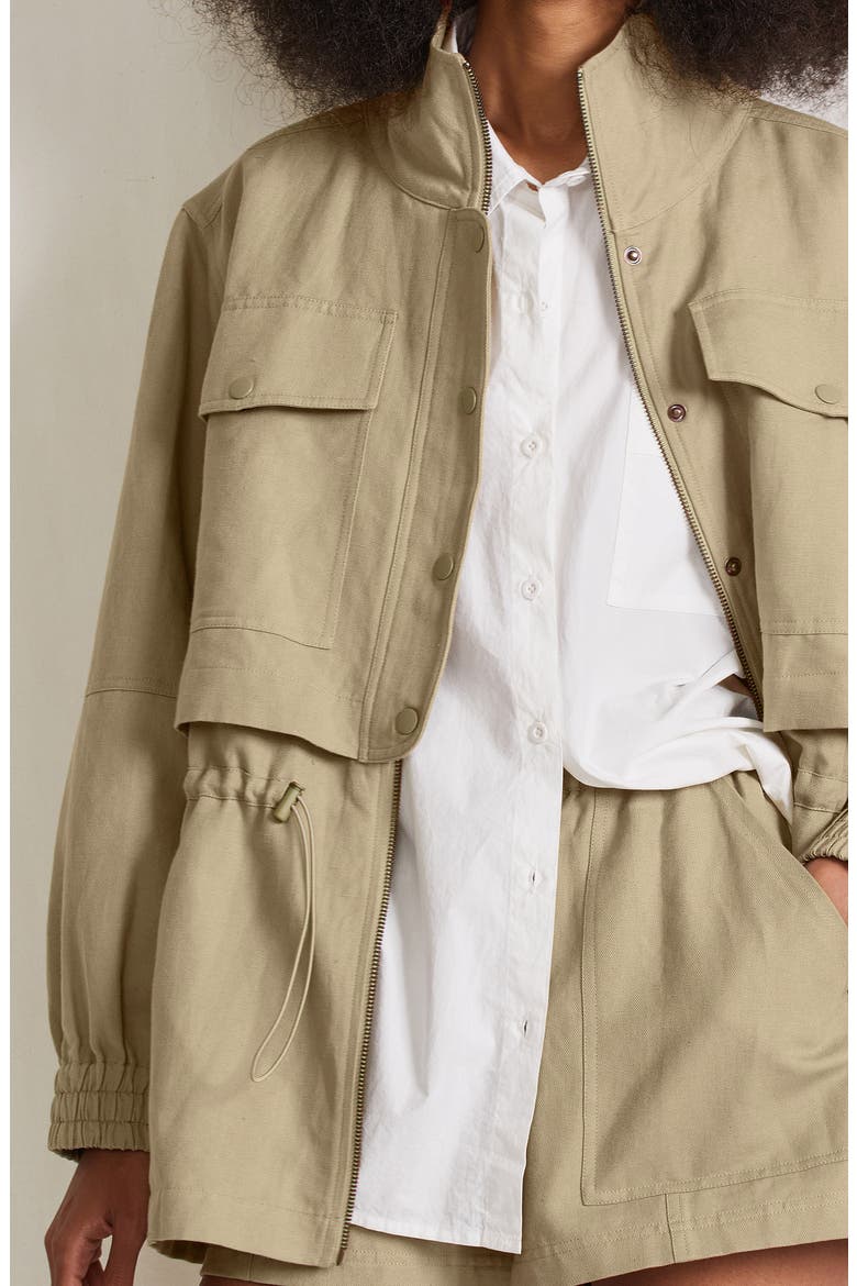 Apiece Apart Selva Organic Cotton Blend Long Jacket (Women 