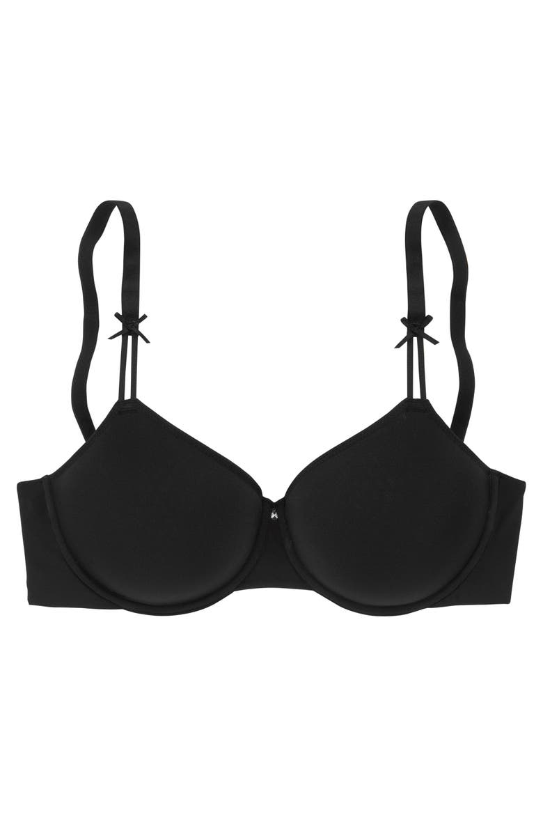 Unlined Minimizer Bra, Alternate, color, Black