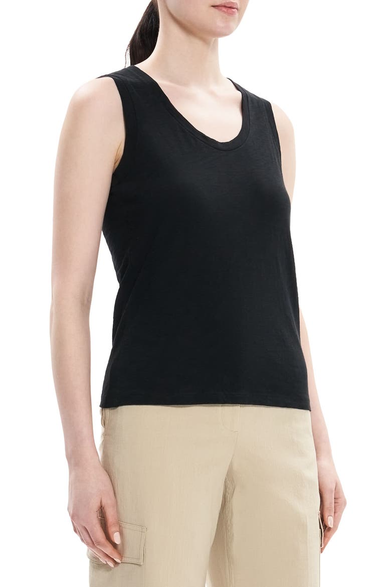 Nebulous Organic Cotton Tank Top, Alternate, color, BLACK - 001