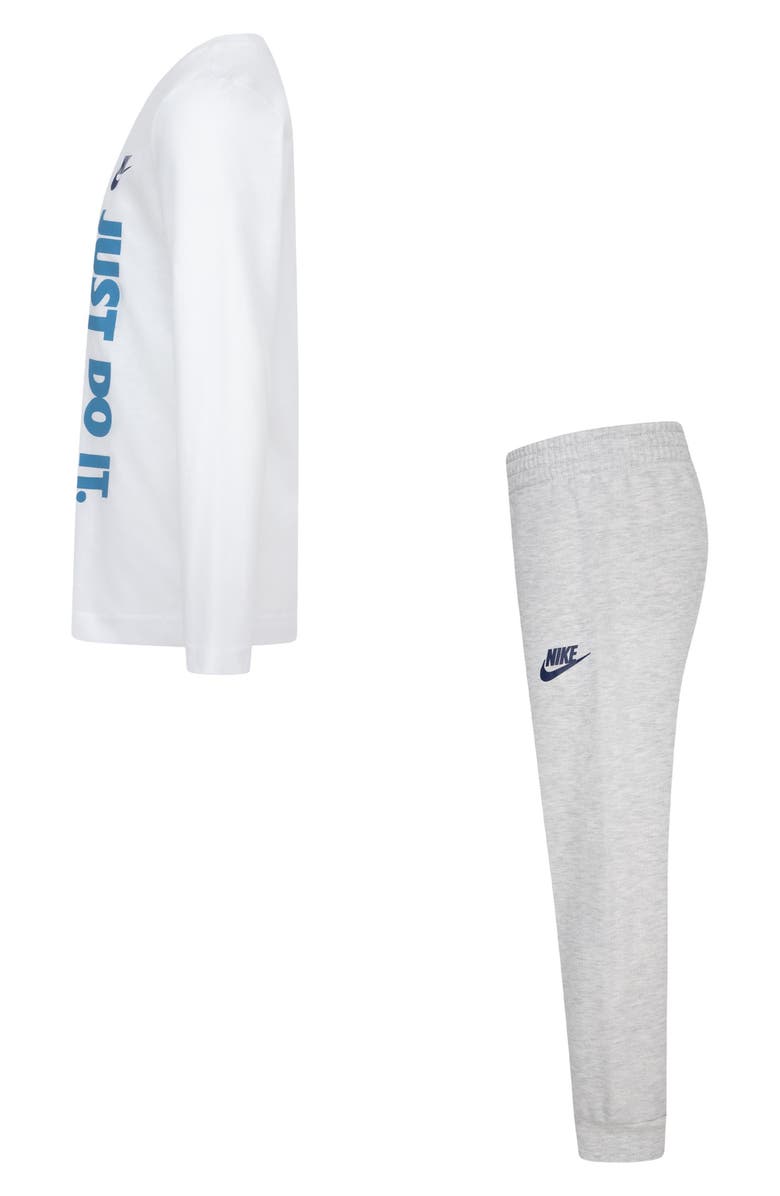 Nike Kids' Just Do It Long Sleeve T-Shirt & Joggers Set, Alternate, color,