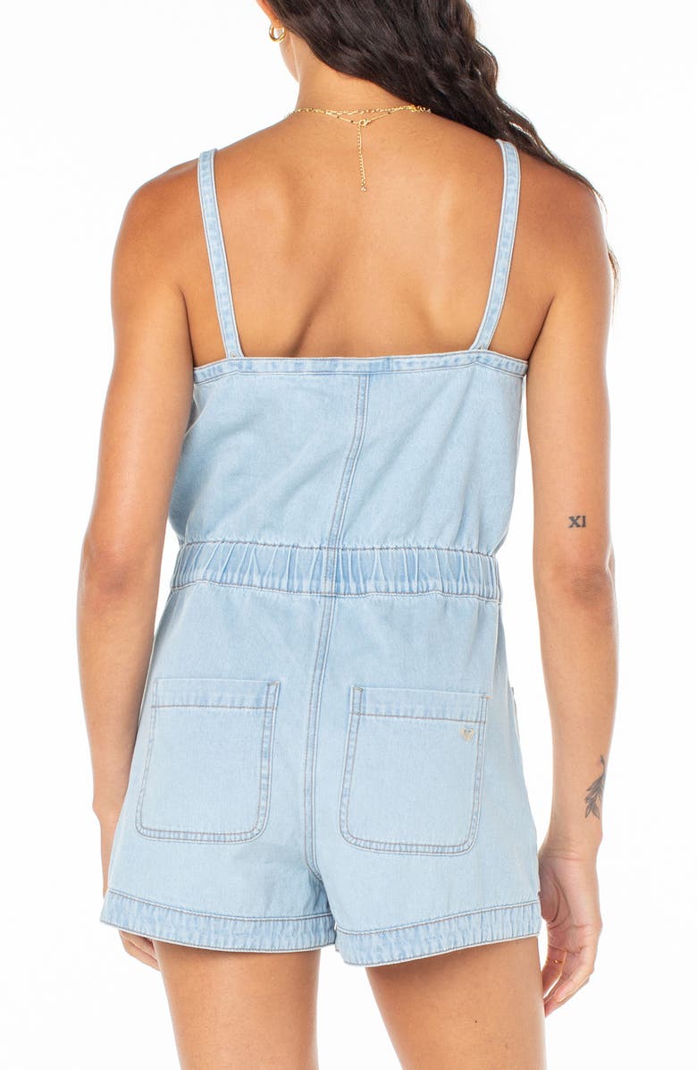 Roxy Naia Denim Romper, Alternate, color, 
