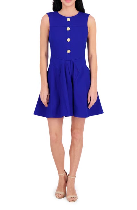 Sleeveless Fit and Flare Dress