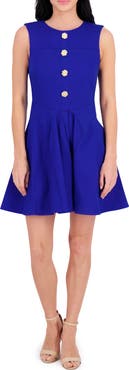Kensie Sleeveless Fit and Flare Dress