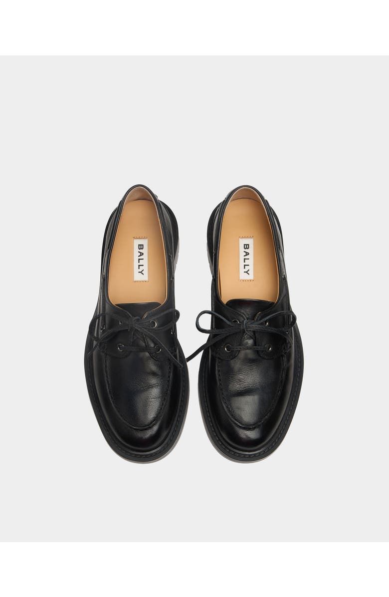 Bally B-Lug Bootie in Buffalo Leather Lined with Sheepskin, Alternate, color,