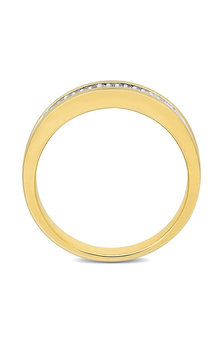 DELMAR Men's Diamond Band Ring - 0.10ct., Alternate, color, Yellow