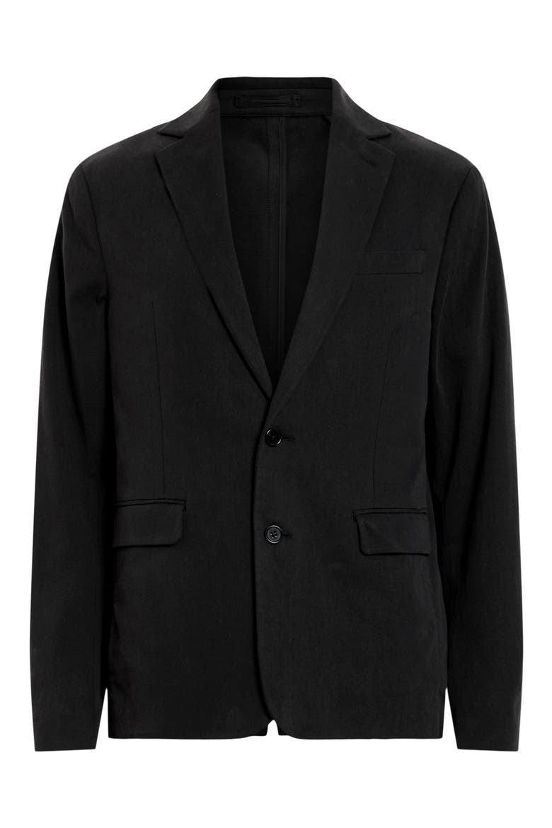 Bay Solid Stretch Cotton Blend Sport Coat, Alternate, color, BLACK