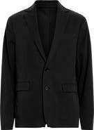 AllSaints Bay Solid Stretch Cotton Blend Sport Coat