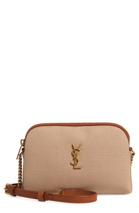 Gaby Cassandre Logo Canvas Crossbody Pouch