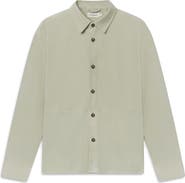 FRAME Suede Button-Up Shirt