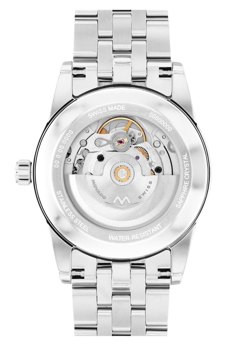 Movado Museum Classic Automatic Bracelet Watch, 40mm, Alternate, color, Blue