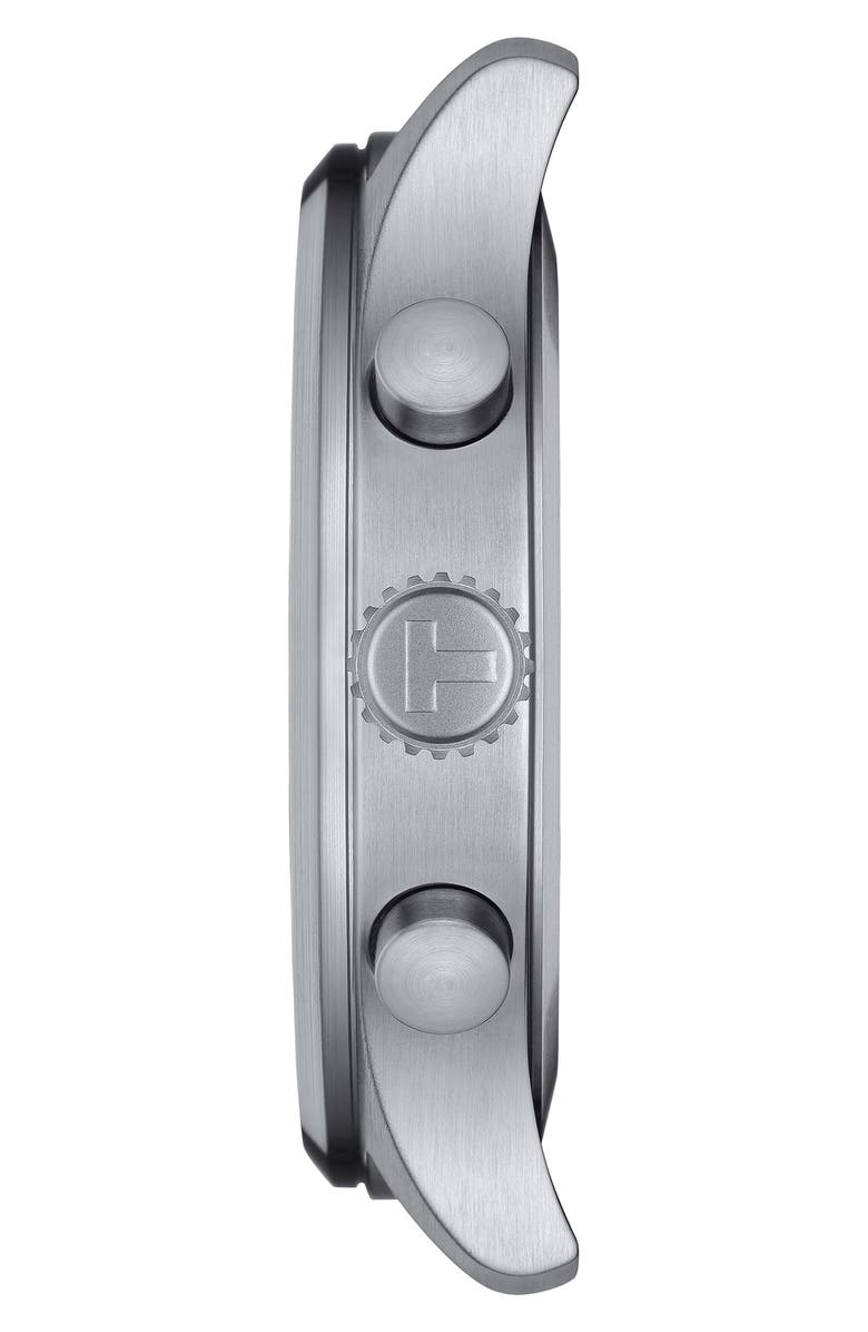 Tissot Chrono XL Chronograph Leather Strap Watch, 45mm, Alternate, color, 