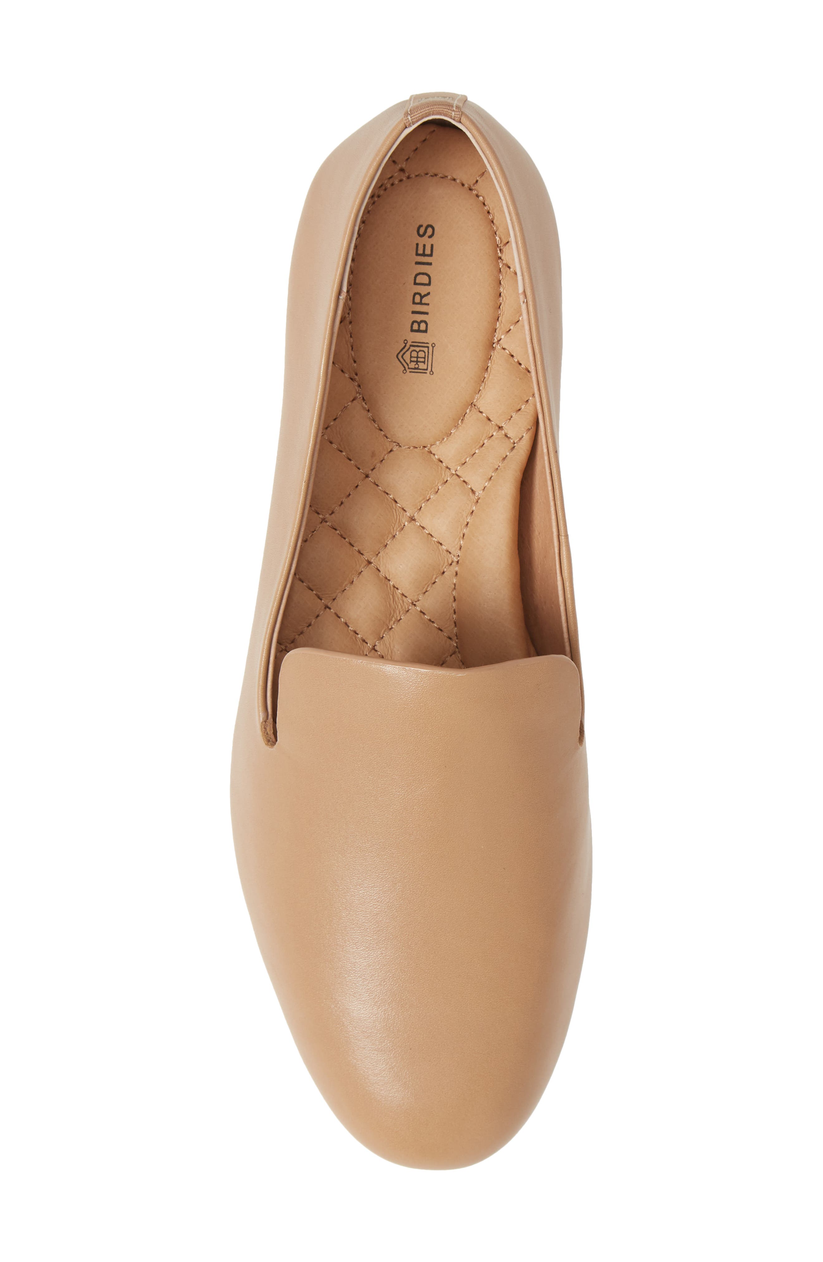 Starling Leather Flat, Alternate, color, TAUPE LEATHER