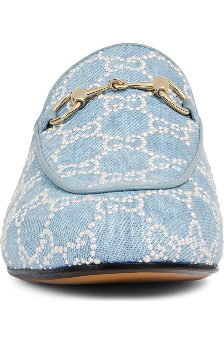Gucci Princetown Horsebit GG Monogram Loafer Mule, Alternate, color, Blue