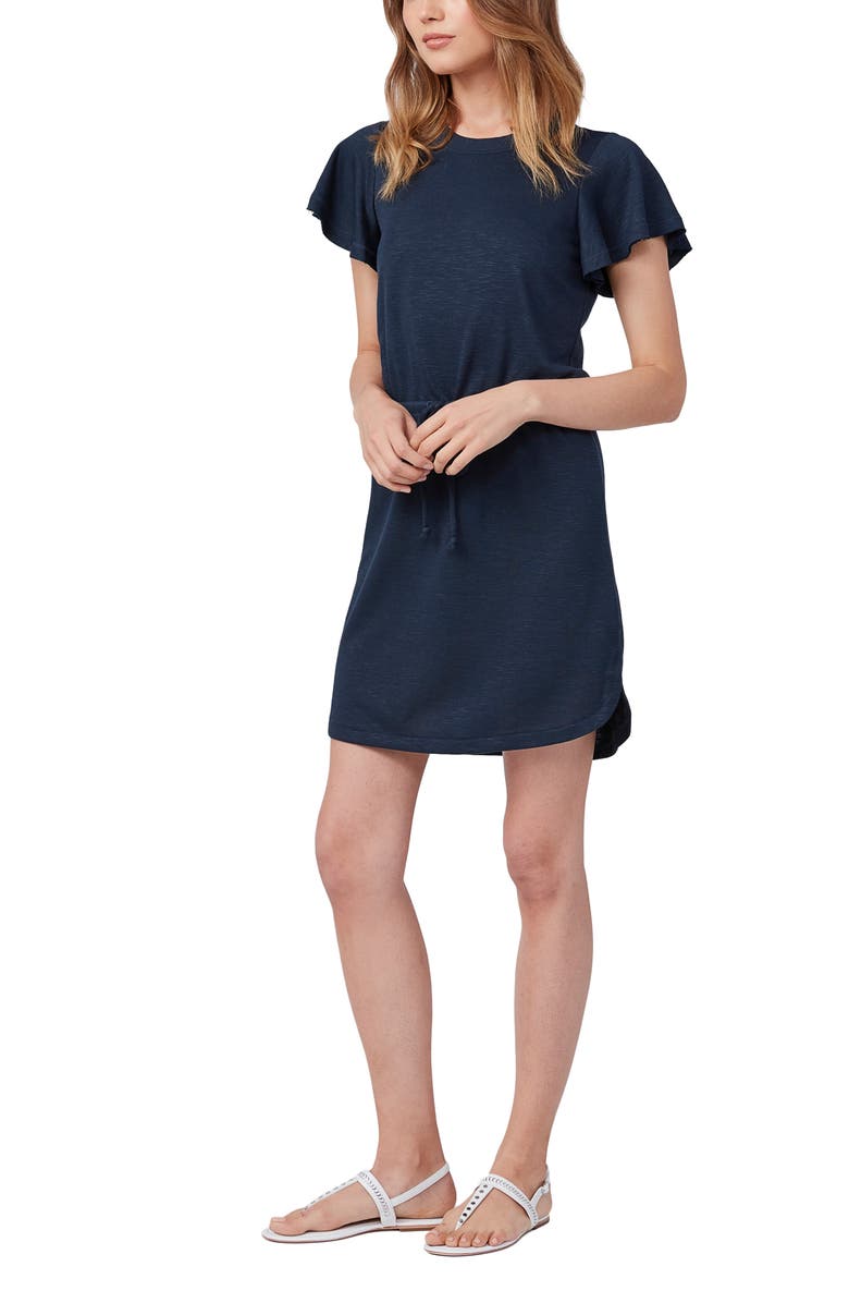 PAIGE Brielle Drawstring Waist T-Shirt Dress, Alternate, color, 