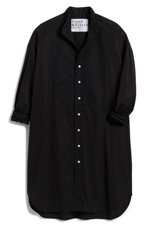 Victoria Tuxedo Button-Up Shirt