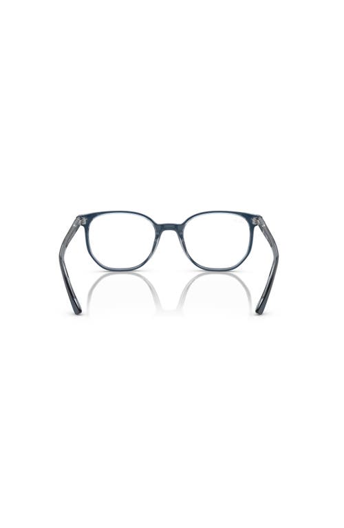 Ray Ban Ray-ban 52mm Irregular Optical Glasses In Black