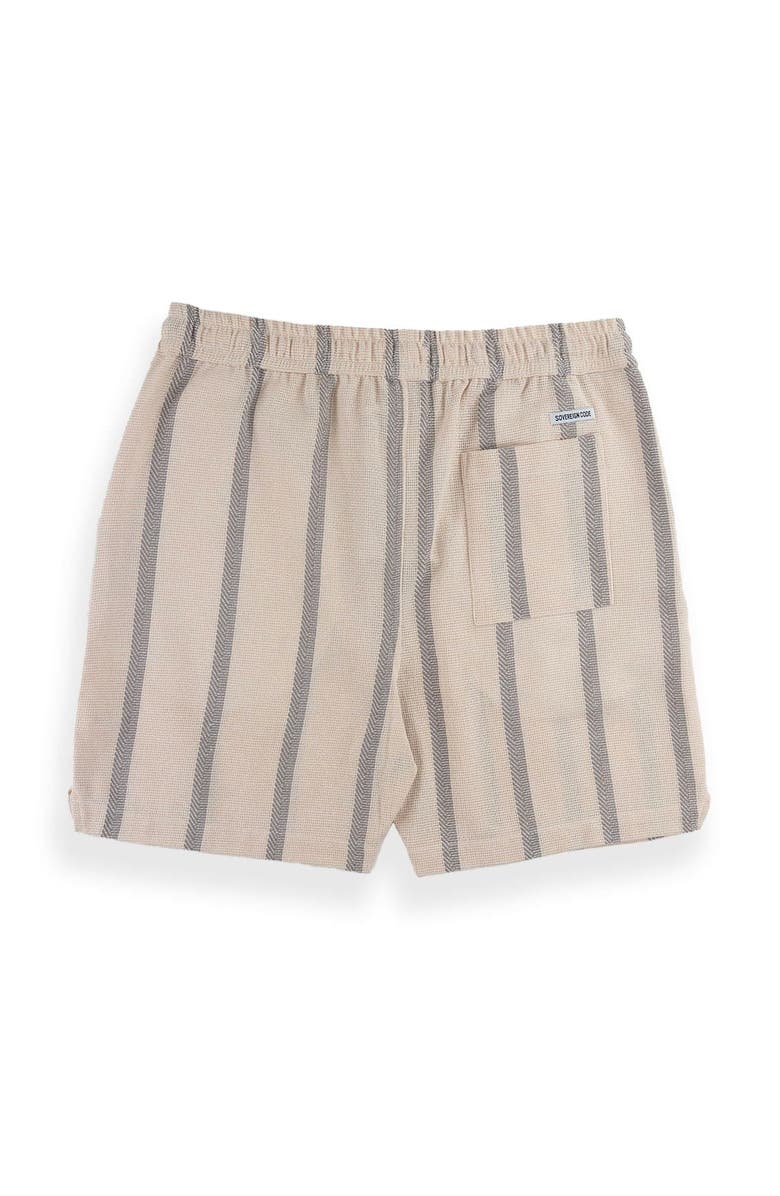 Sovereign Code Men's Passport Shorts, Alternate, color, Dark Cream Stripe