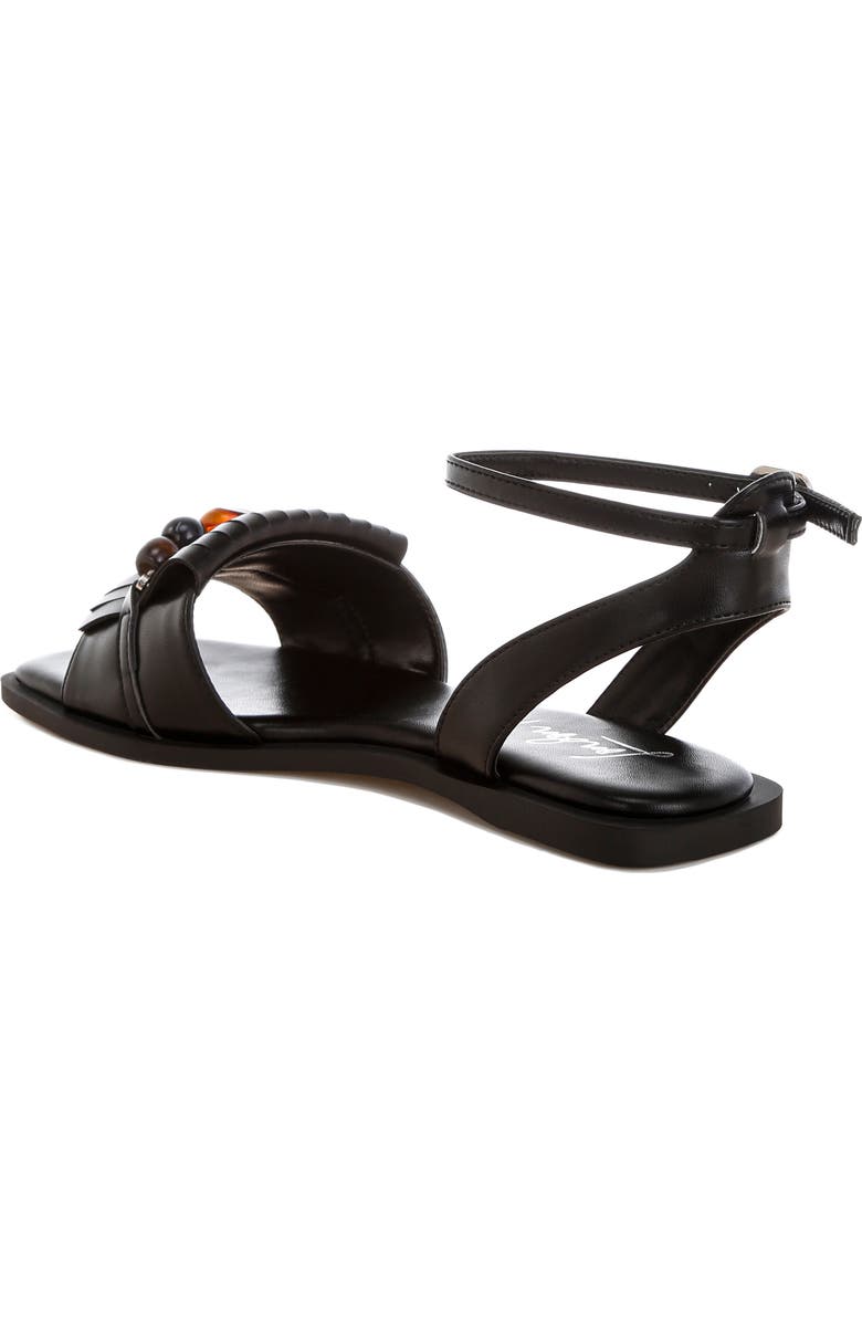 LONDON RAG Morgine Ankle Strap Sandal, Alternate, color, Black