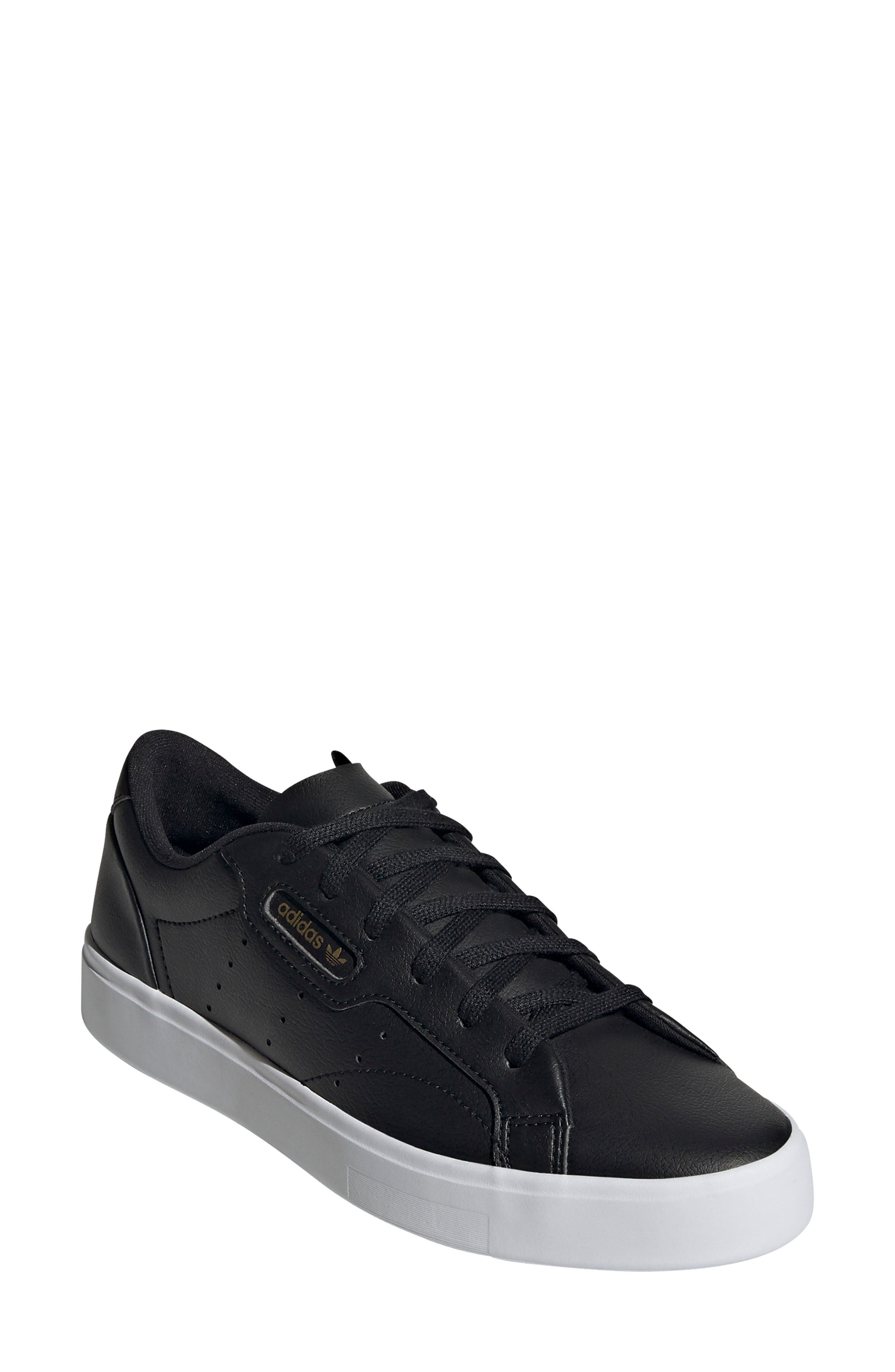 adidas Sleek Leather Sneaker, Main, color, 