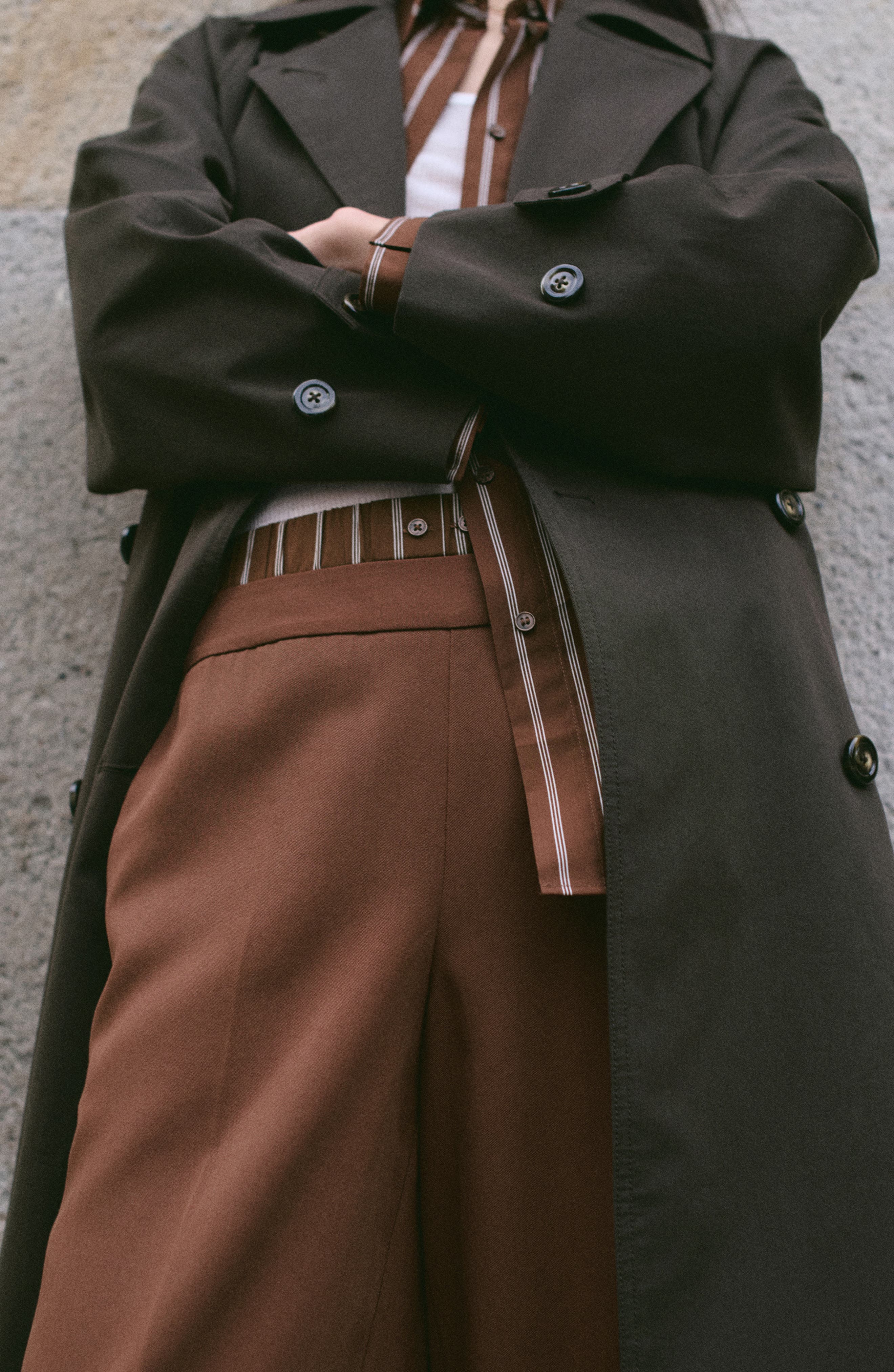 MANGO Wide Leg Pants (Women) | Nordstromrack
