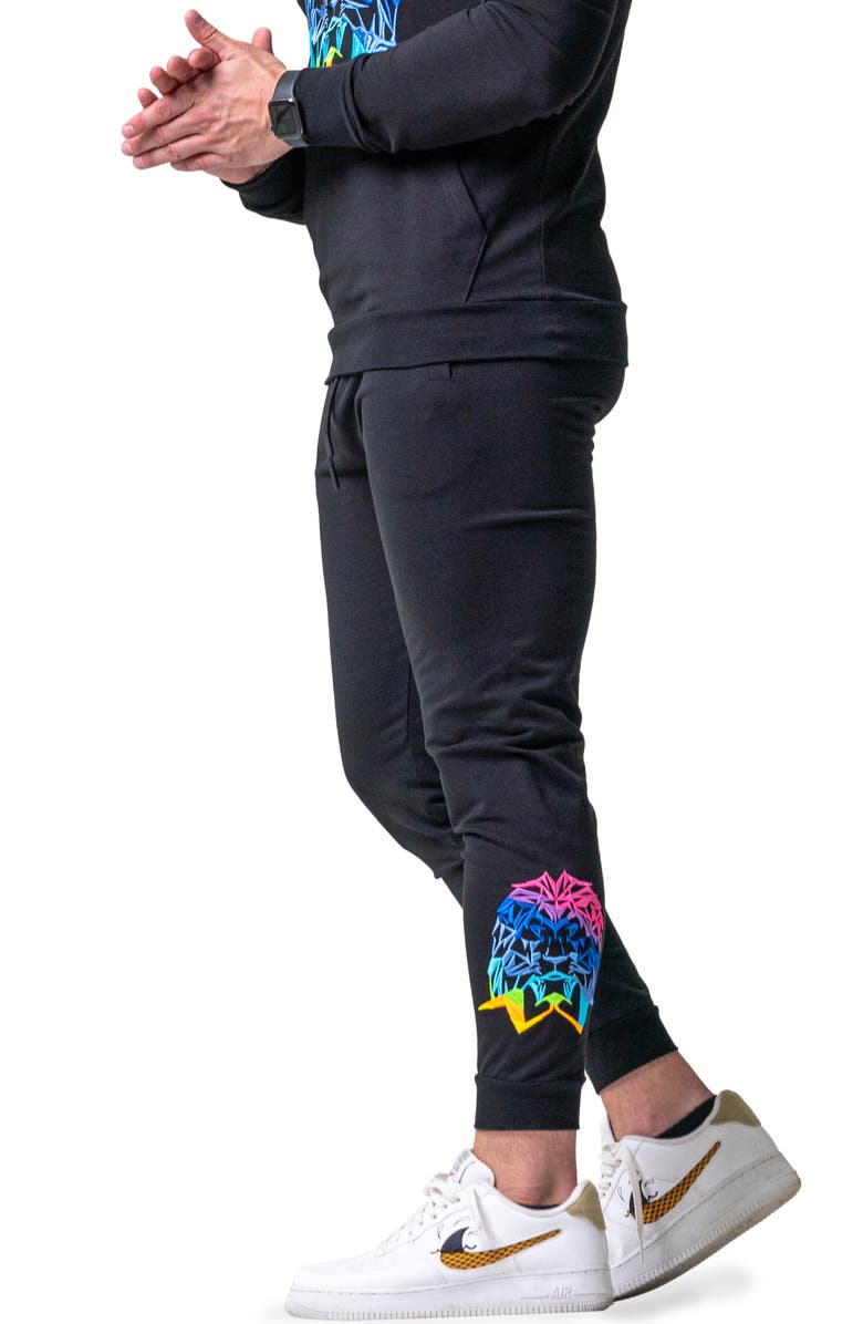 Maceoo Neon Graphic Joggers, Alternate, color, 