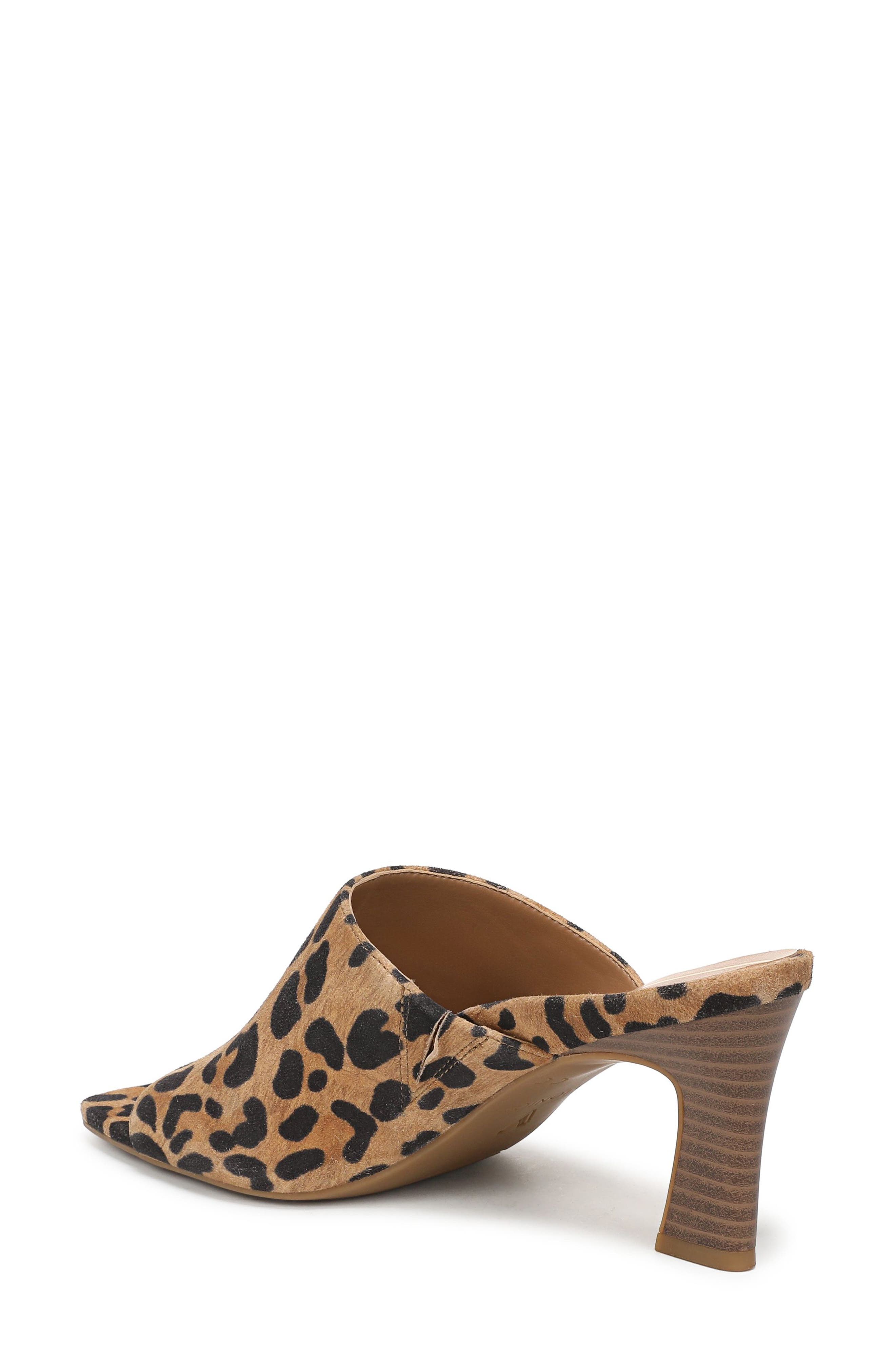 Vionic Charlie Slide Sandal, Alternate, color, Tan Leopard Haircalf