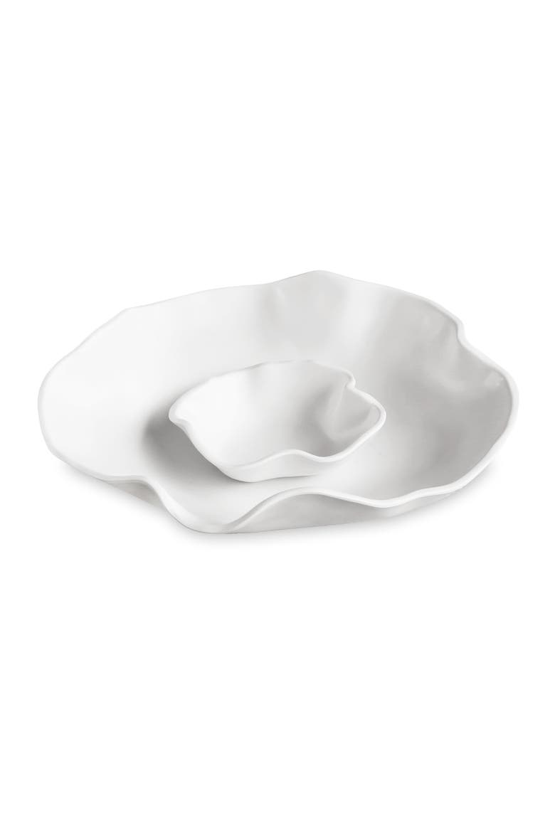 Vida Nube Bowl with Dip, Main, color, White