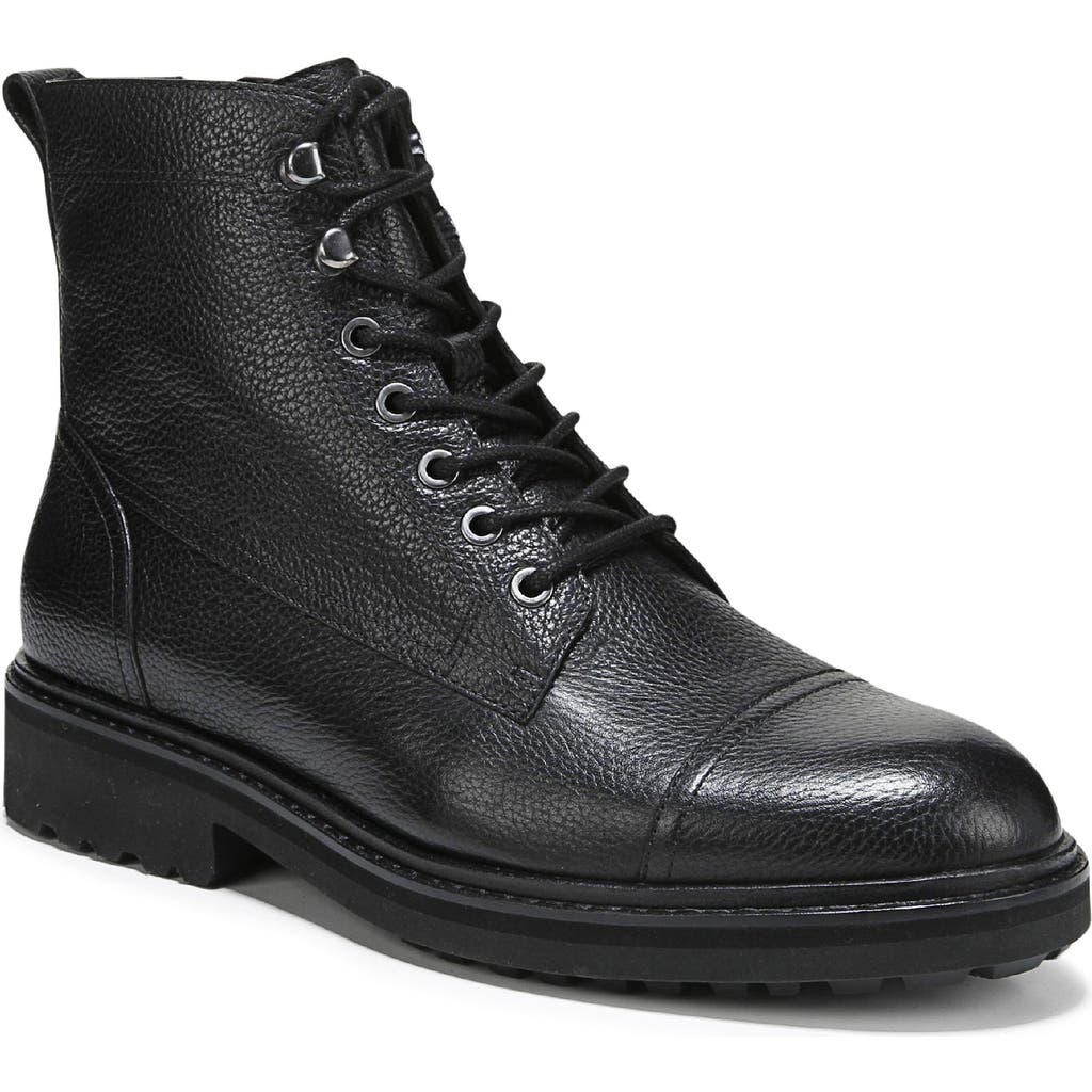 Vionic Livermore Water Repellent Lace-up Bootie In Black