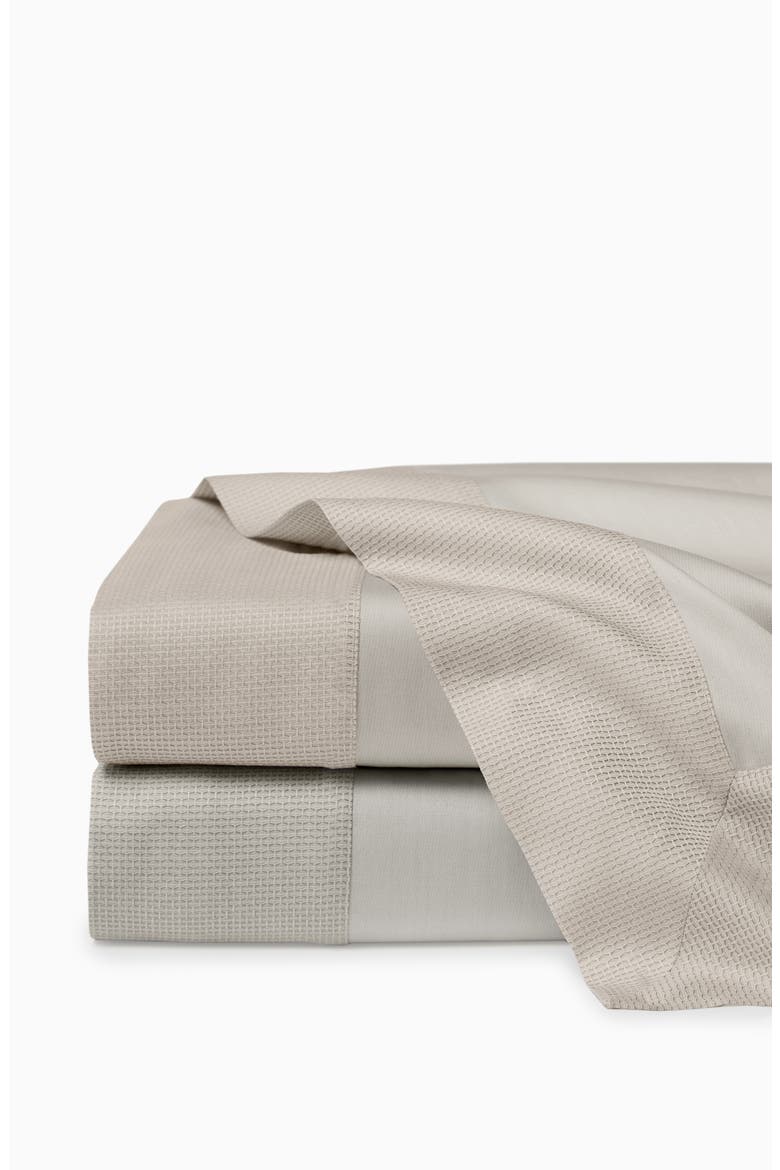 Carlotta Sateen Flat Sheet, Alternate, color, GREY