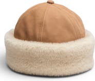 rag & bone Elle Faux Shearling & Suede Cap