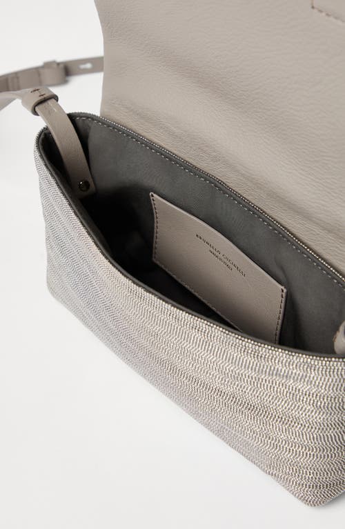 Brunello Cucinelli Precious Bag In Gray