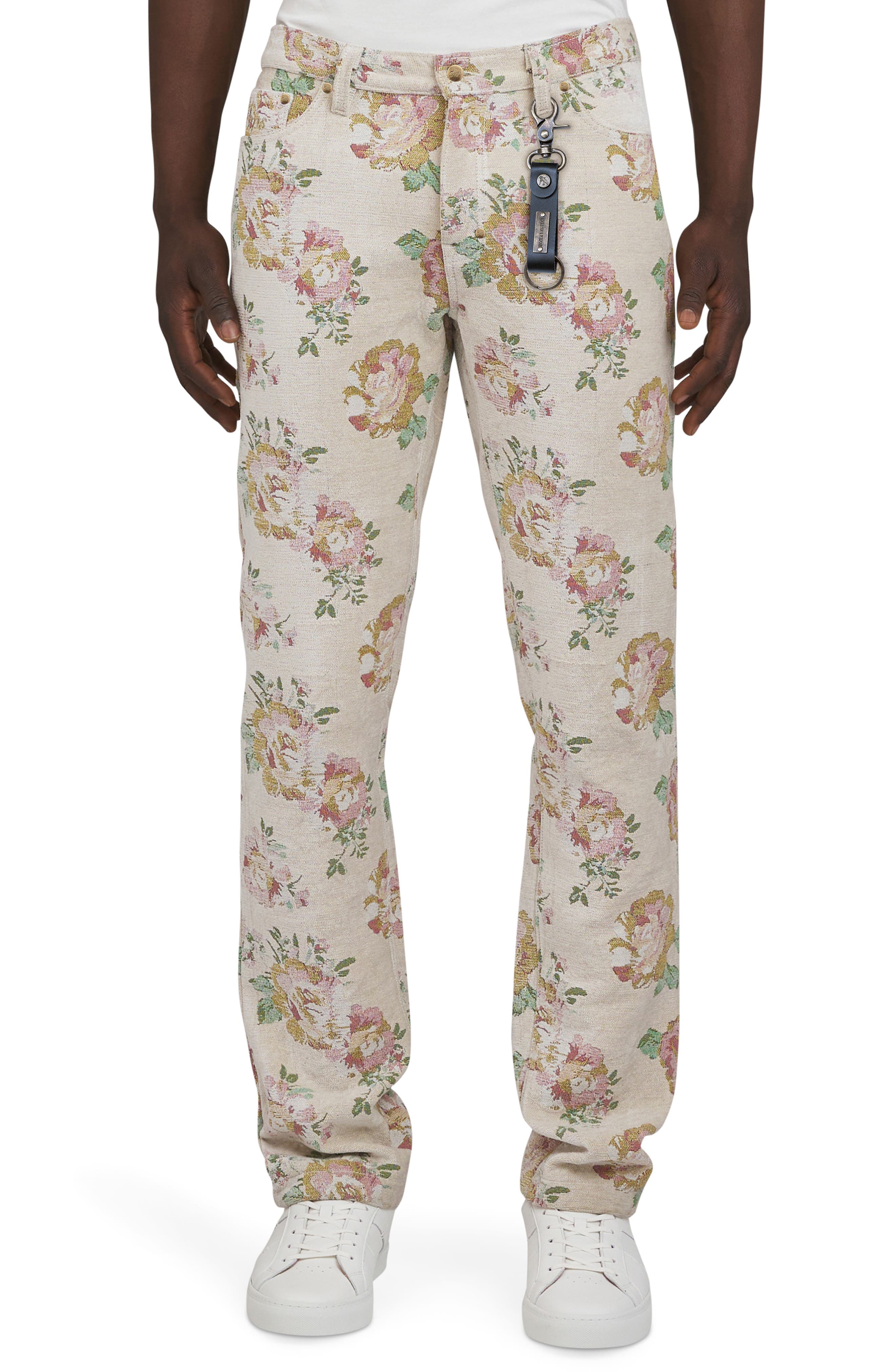 PRPS Prim Rose Straight Leg Pants in Cream 