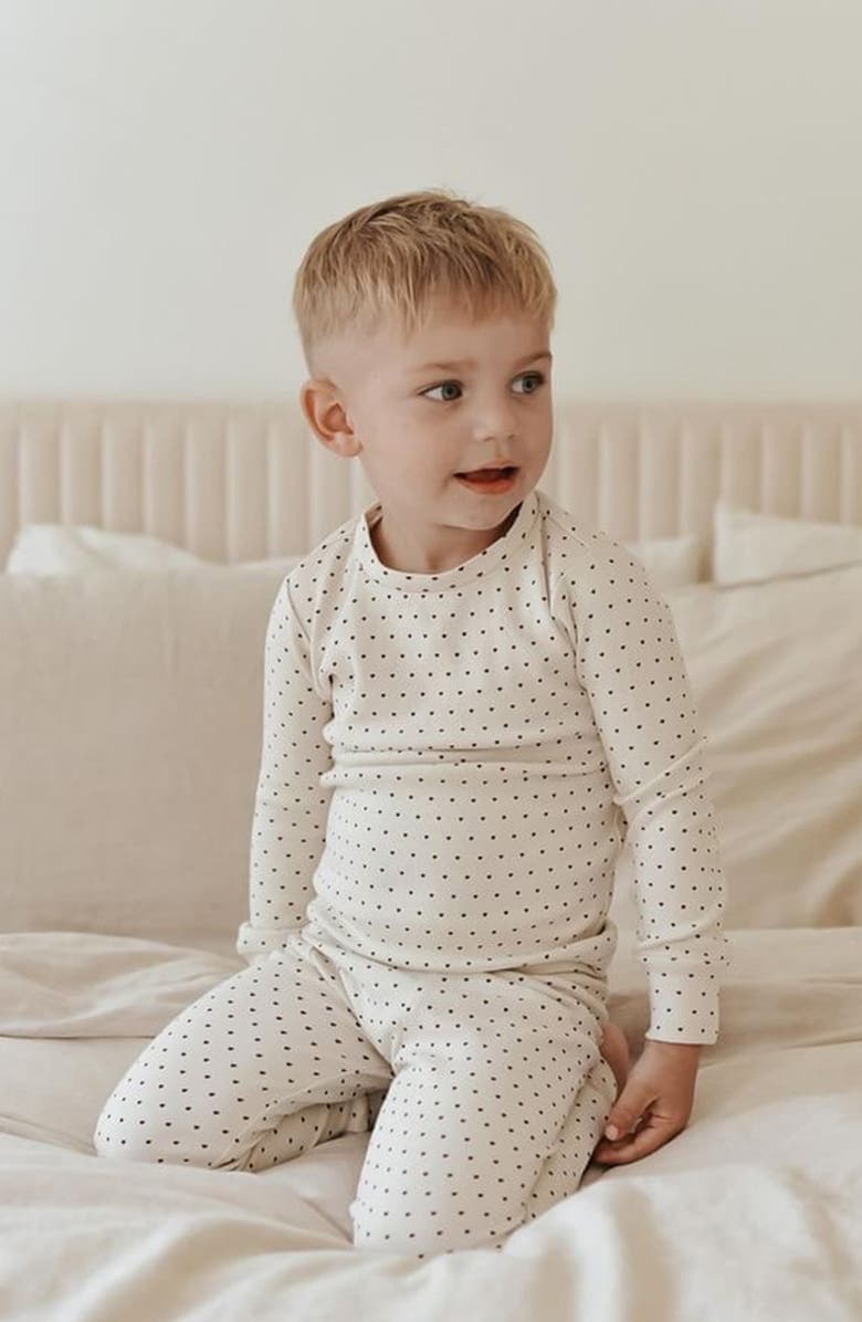 L'ovedbaby XO Checkerboard Organic Cotton Two-Piece Organic Cotton Pajamas, Alternate, color, 