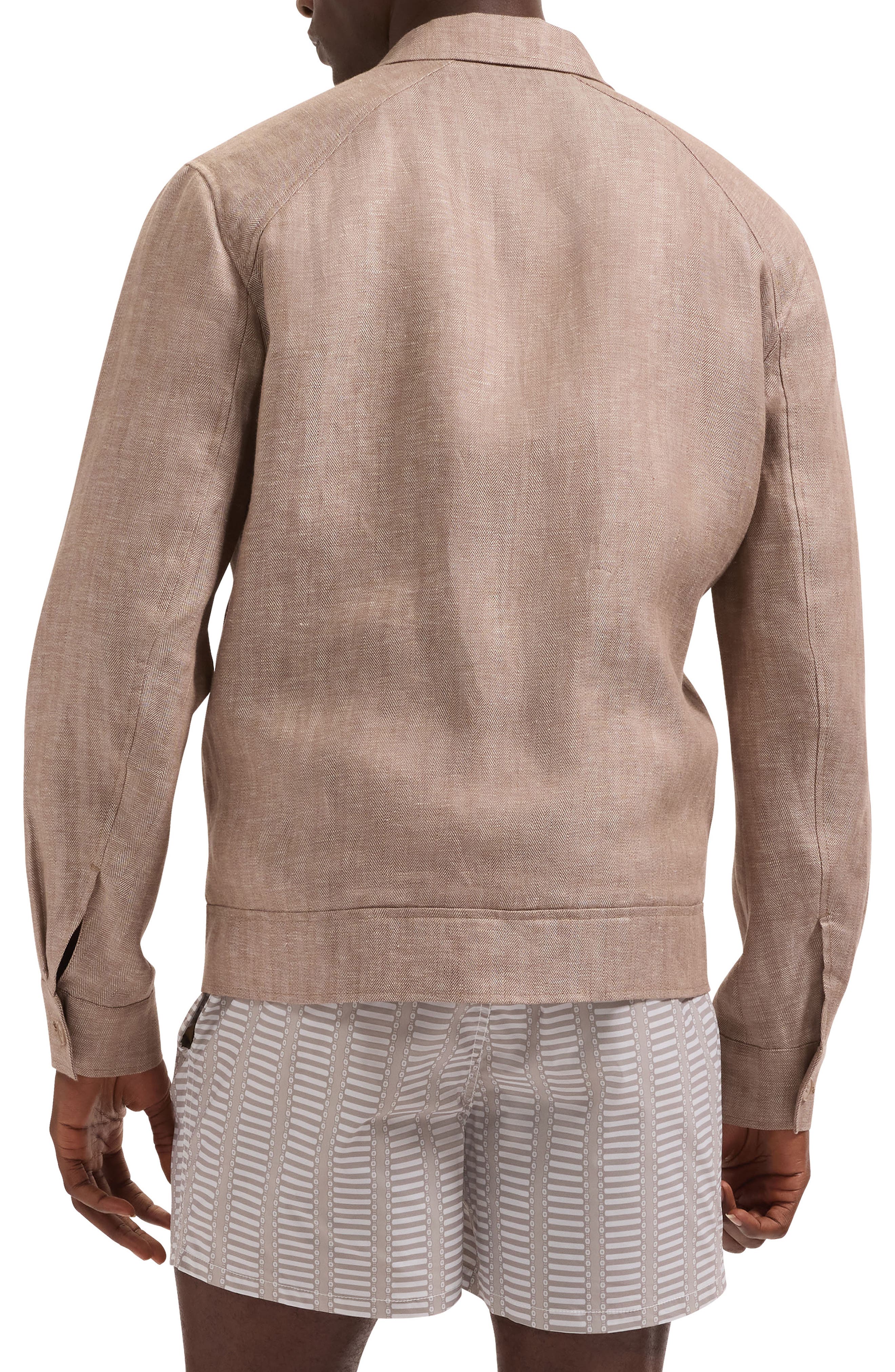 Linen Bomber Jacket - image 2