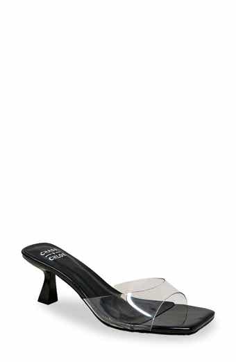 Kitten Heel Mule Sandal