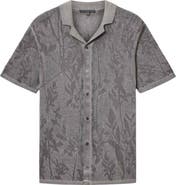 John Varvatos Miguel Pointelle Knit Camp Shirt