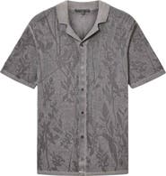 John Varvatos Miguel Pointelle Knit Camp Shirt