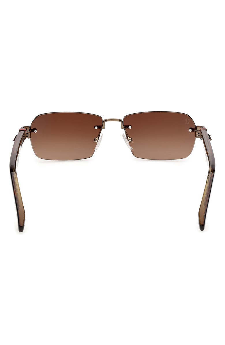 Christian Louboutin 56mm Rectangular Sunglasses, Alternate, color, 